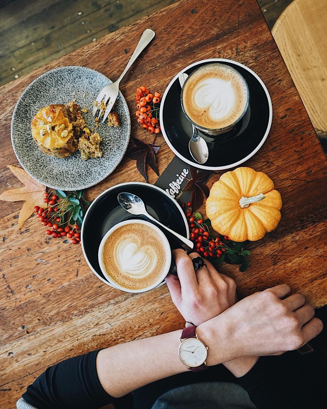 Les meilleurs cafés de Londres - Kaffeine automne
