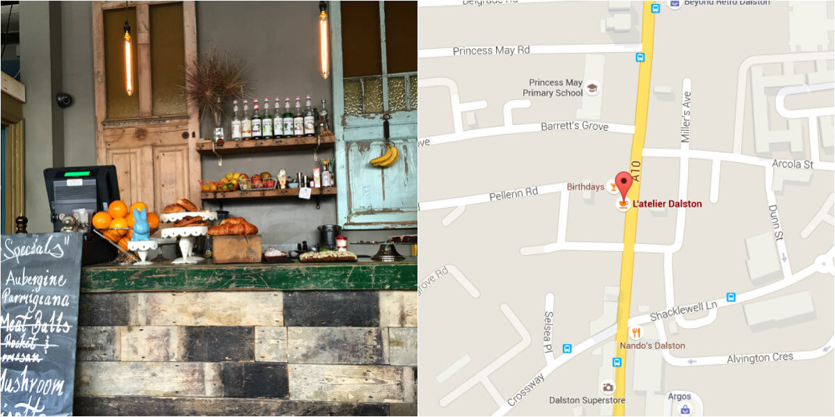 Best Coffee Shops in London - L'Atelier Dalston