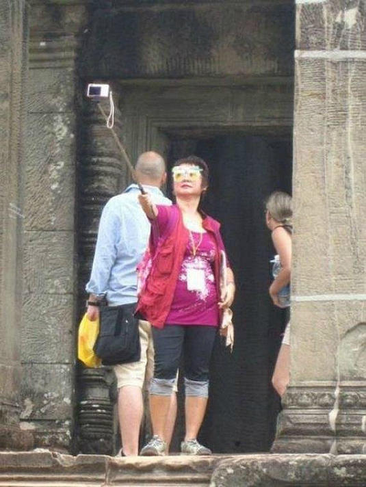 12_Woman at Angkor Wat