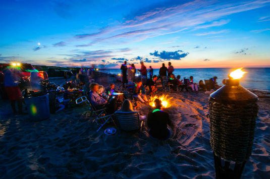 Travelling: on the beach