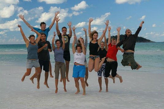 Travelling: friends