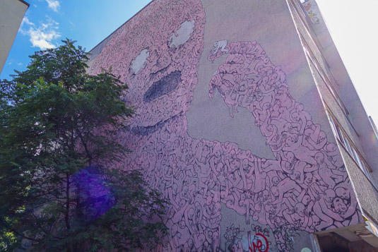 Berlin pink man