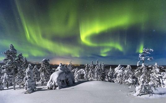 winter Polarlicht