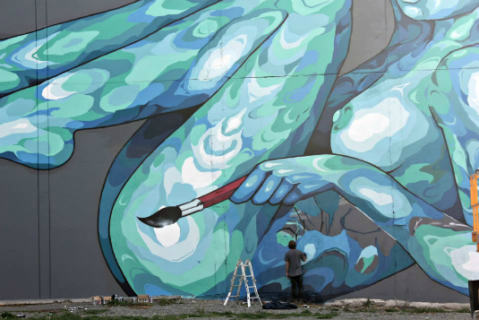 Christchurch Nova Zelândia Arte de Rua 01