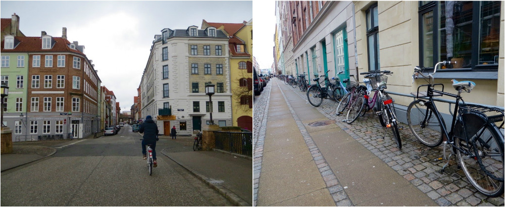 Collage Fahrräder Kopenhagen