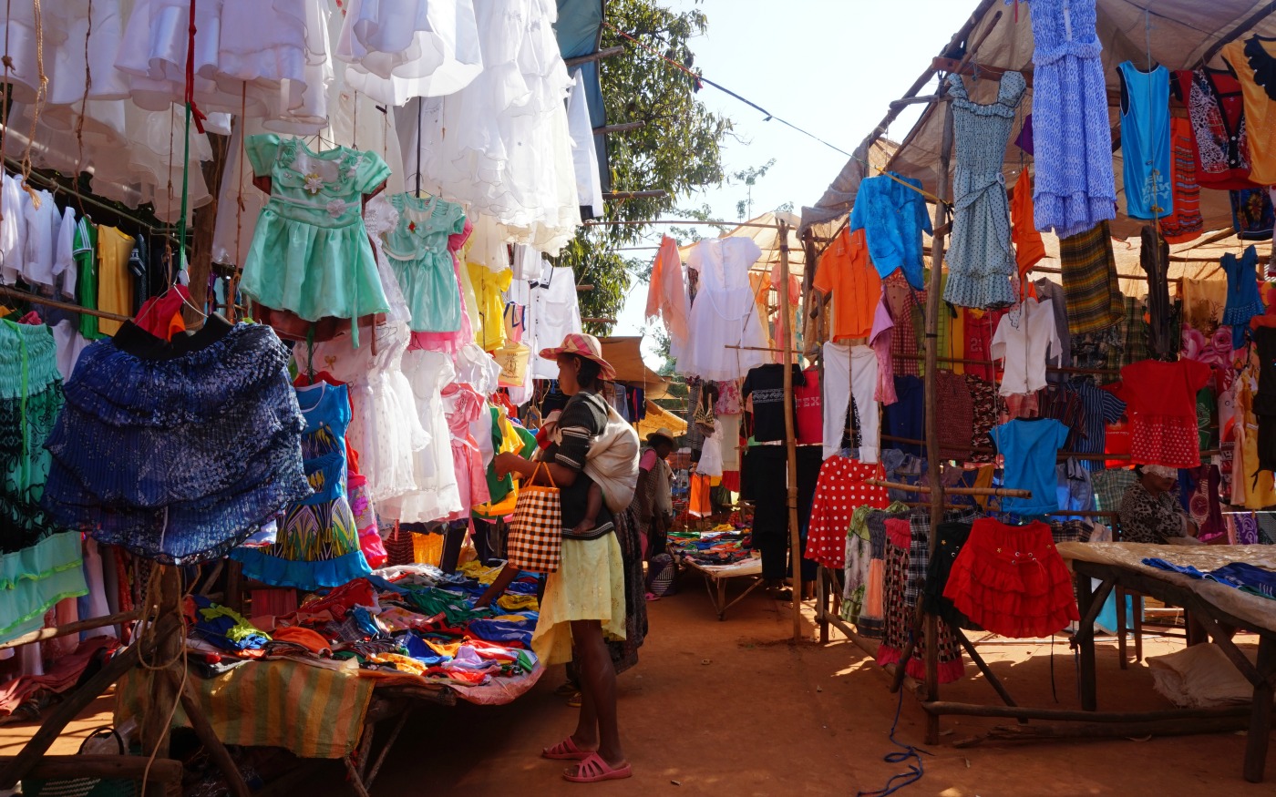 Mercado en Madagascar