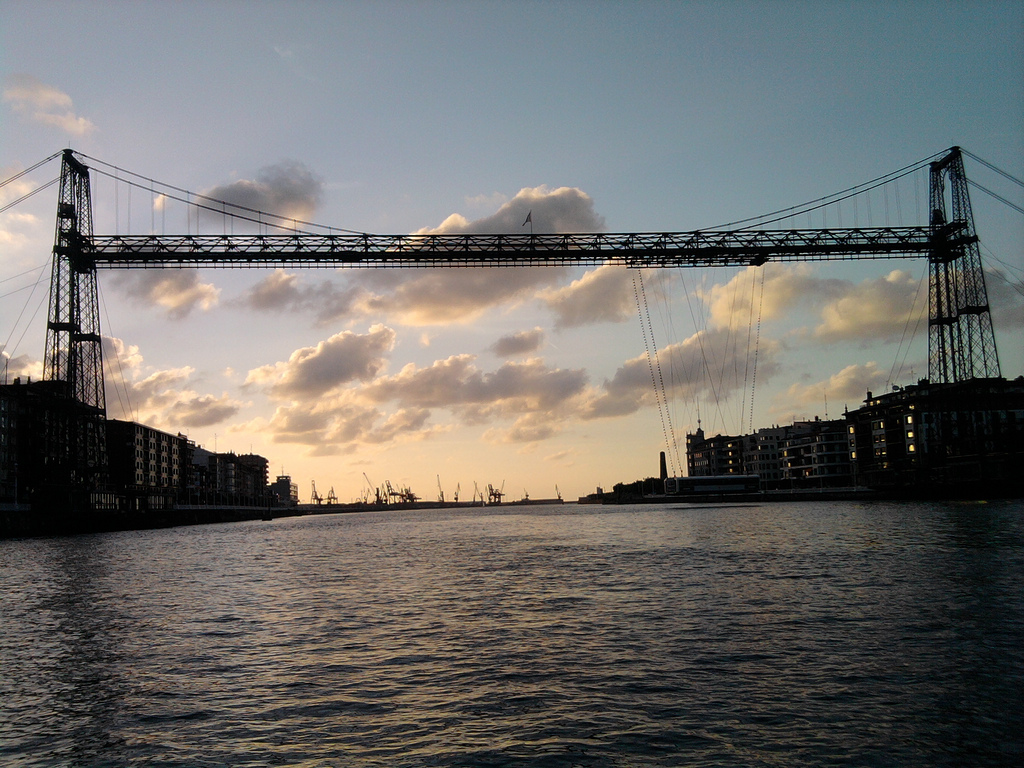 Puente Colgante en Bilbao