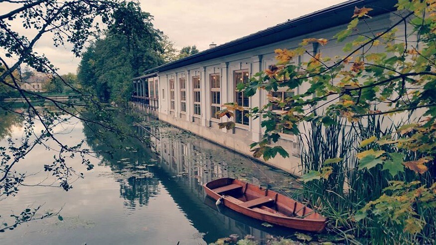 Colnarna Cafe in Park Tivoli, Ljubljana