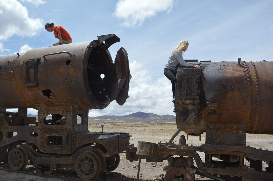 Train graveyard uyuni bolivia (c) Florence Wildblood