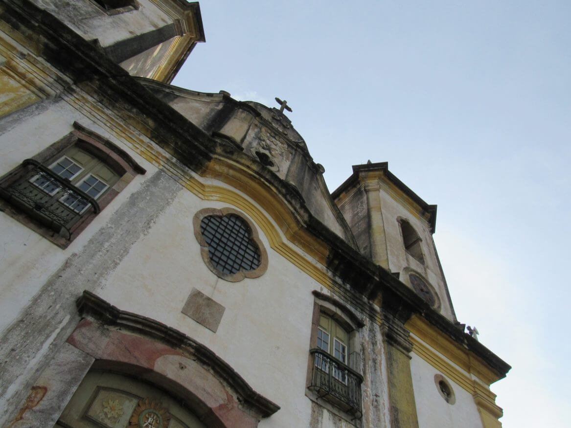Igreja de São Francisco de Paula, na parte alta de Ouro Preto, no estado de Minas Gerais.