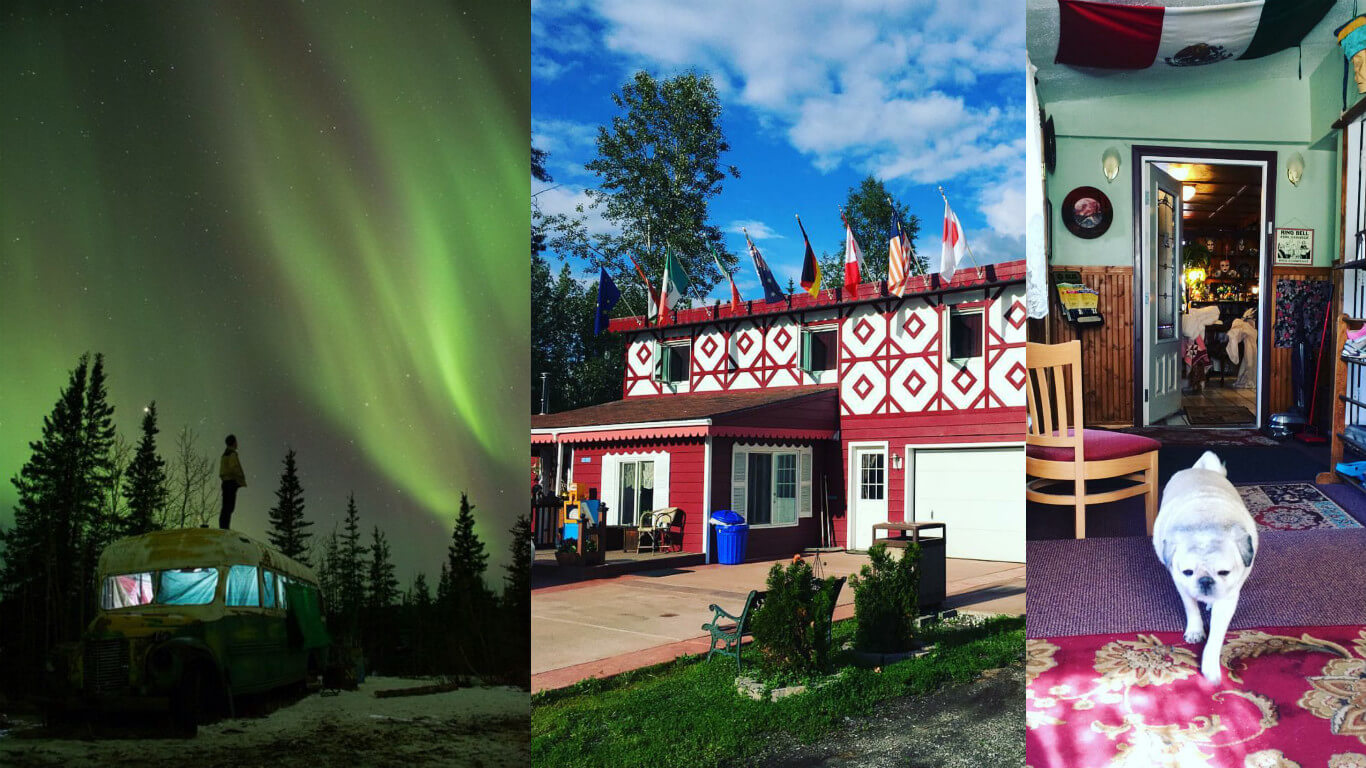 billys-hostel,auroras boreales