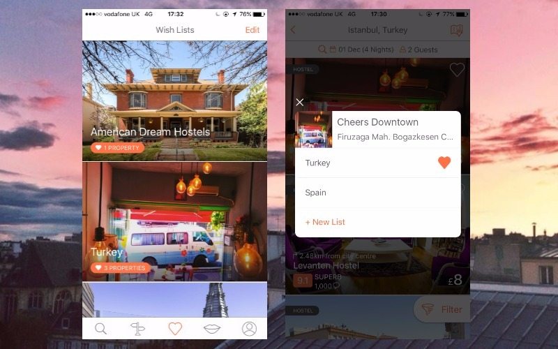 hostelworld app viaggi