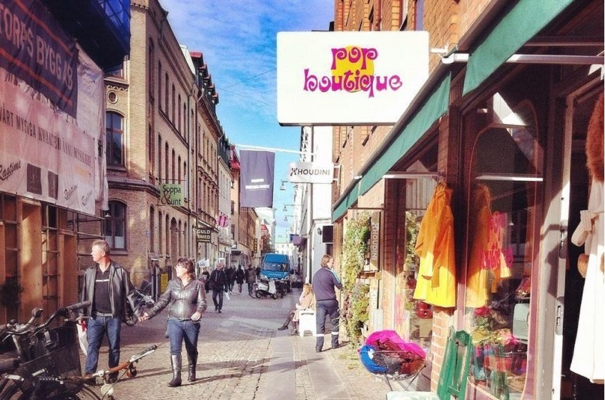 Vintage shopping is one of the best things to do in Gothenburg