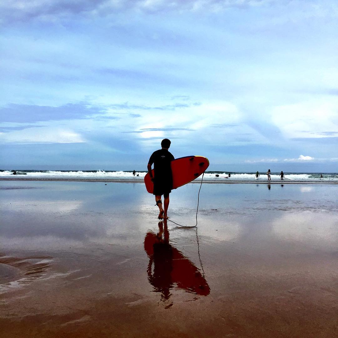 Surfer à Biarritz, annafridanna