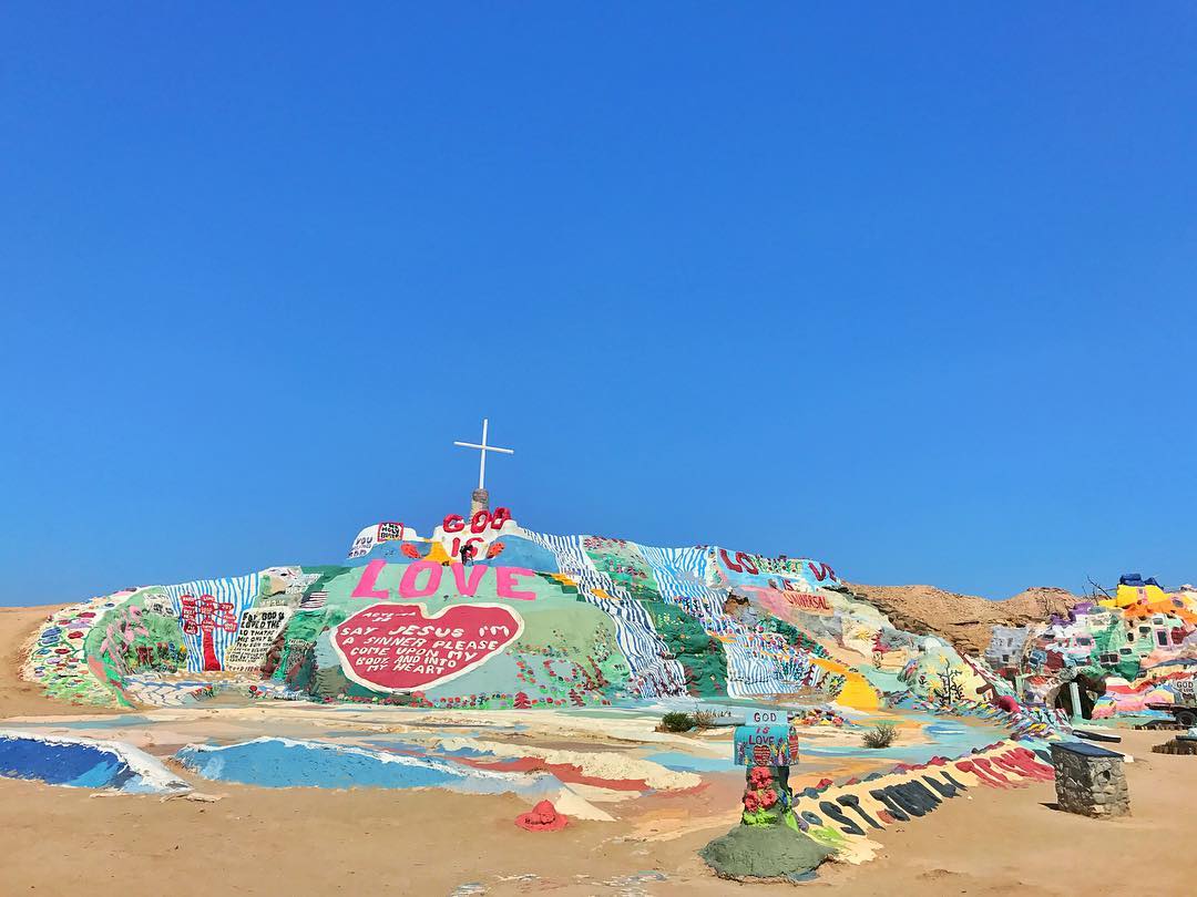 Colourful Cities - Salvation Mountain, USA