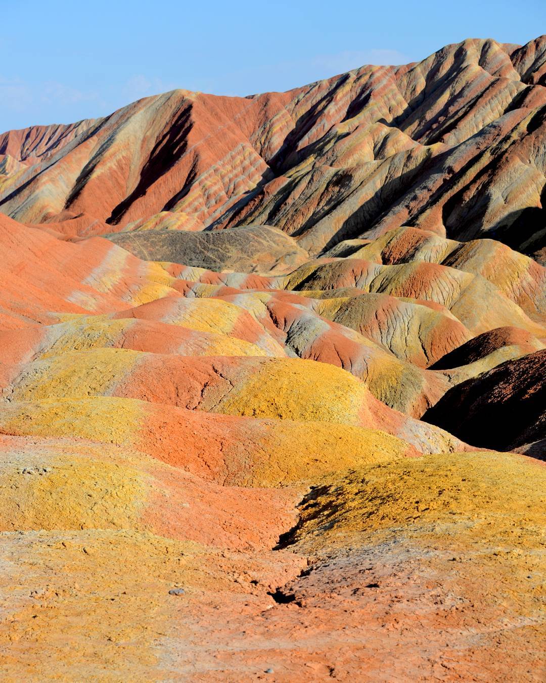 Colourful Places - Zhangye Danxia Landform Geological Park, China