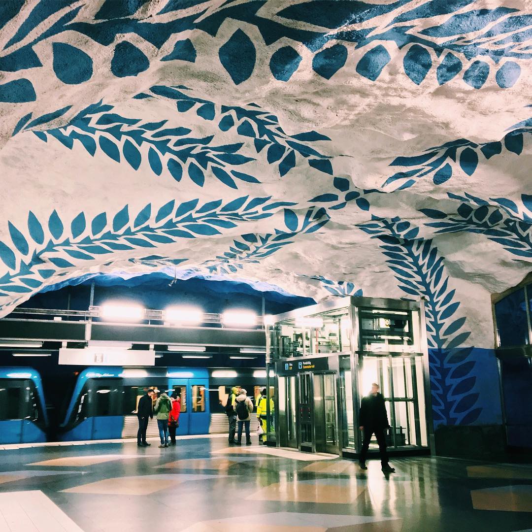 Colourful Places - Stockholm Metro, Sweden