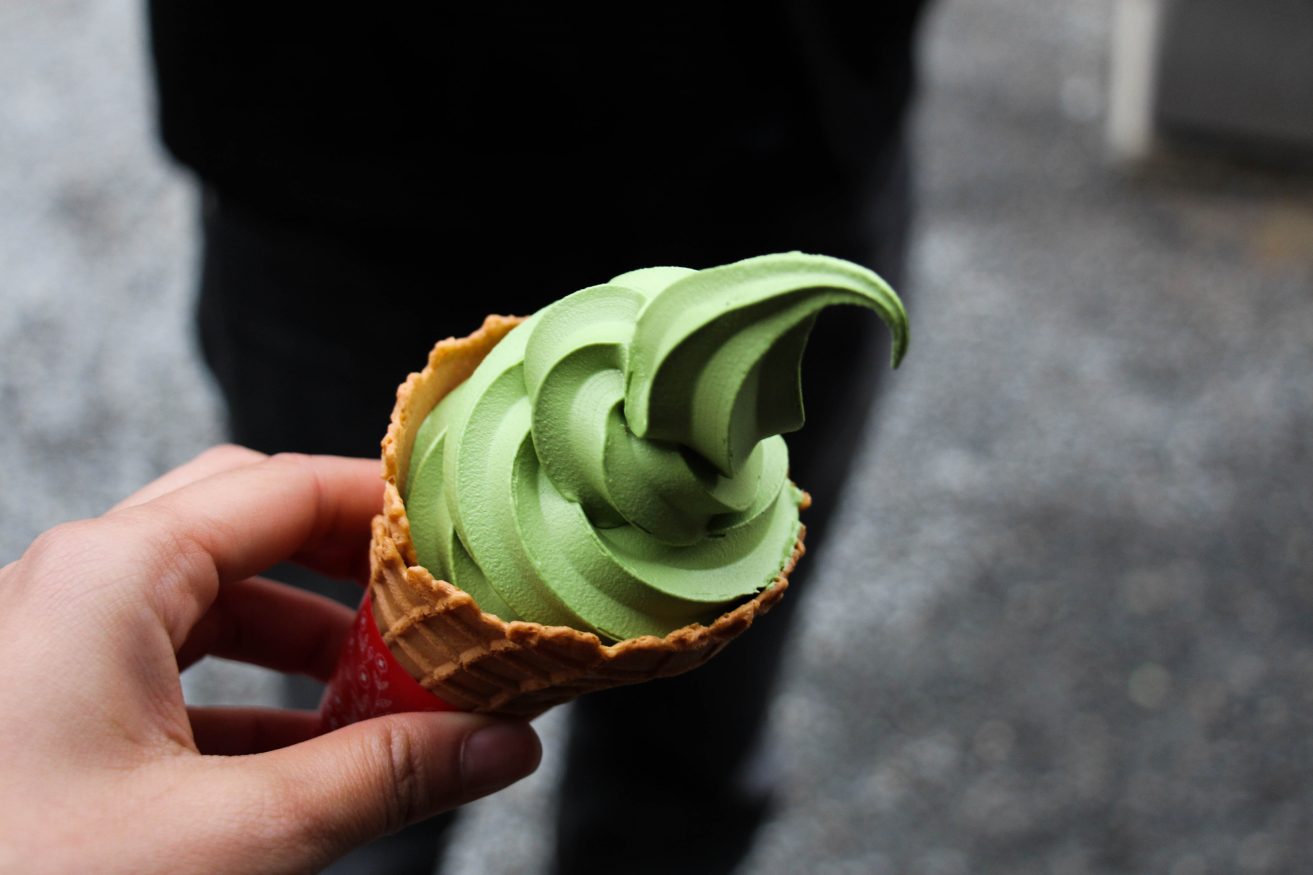 nourriture japonaise - glace matcha