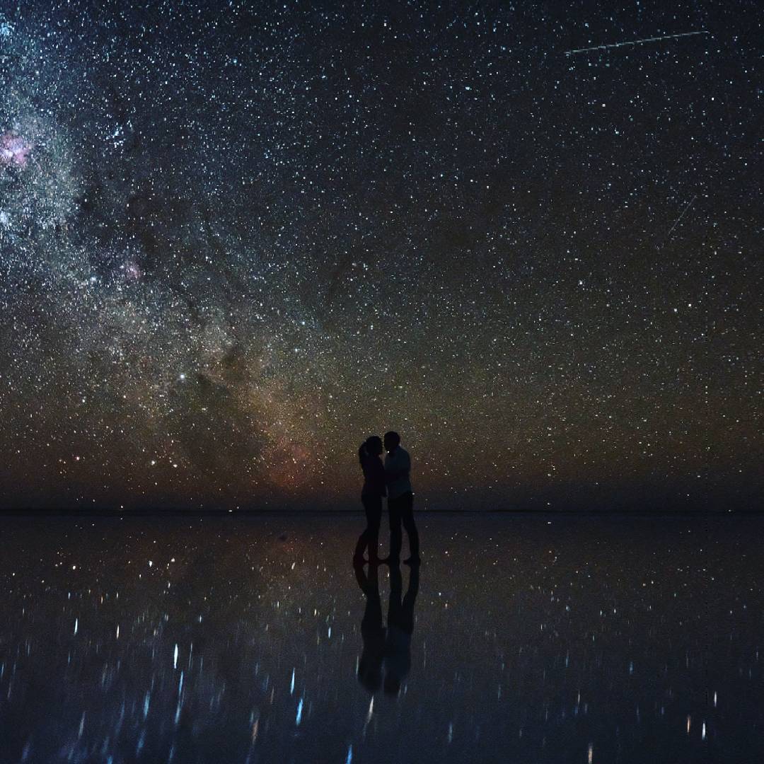 Salar d’Uyuni ciel étoilé