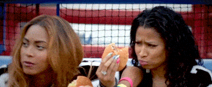 gif beyonce nourriture