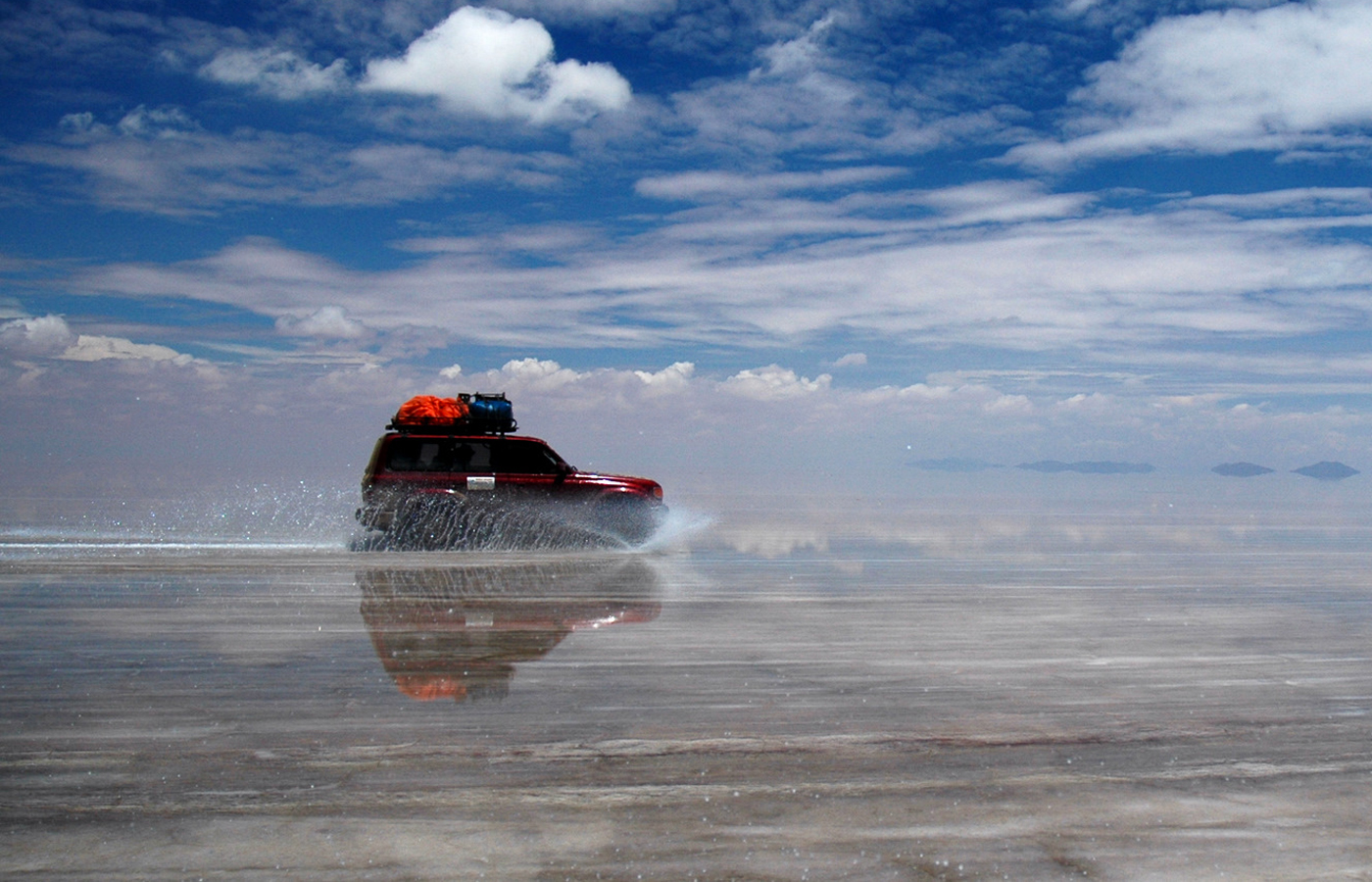 paysage magnifique : Salar d' uyuni bolivie