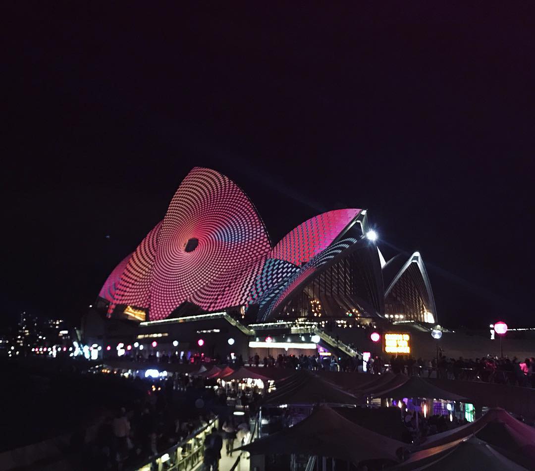 What to Do in Sydney - See the light projections on the Sydney Opera House