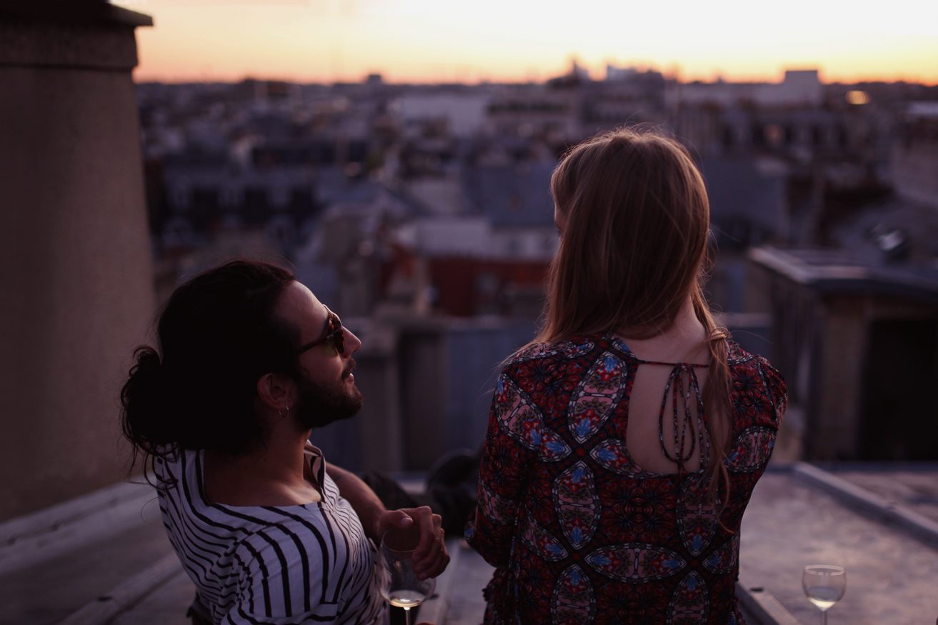 Ville romantique - Paris sur les toits