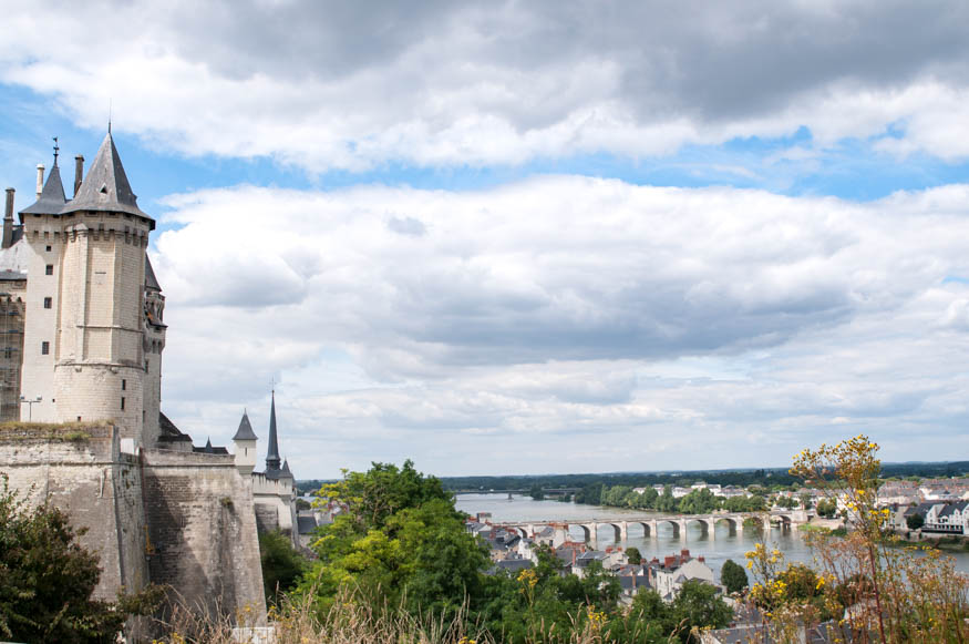 bord de loire - château de Saumur