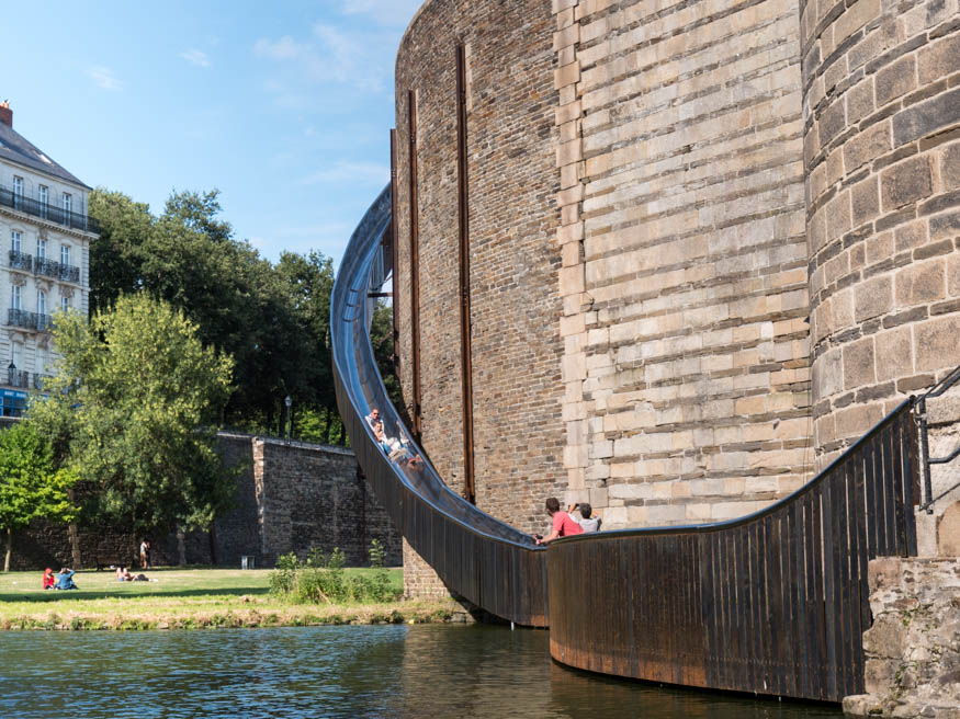 le voyage à Nantes toboggan