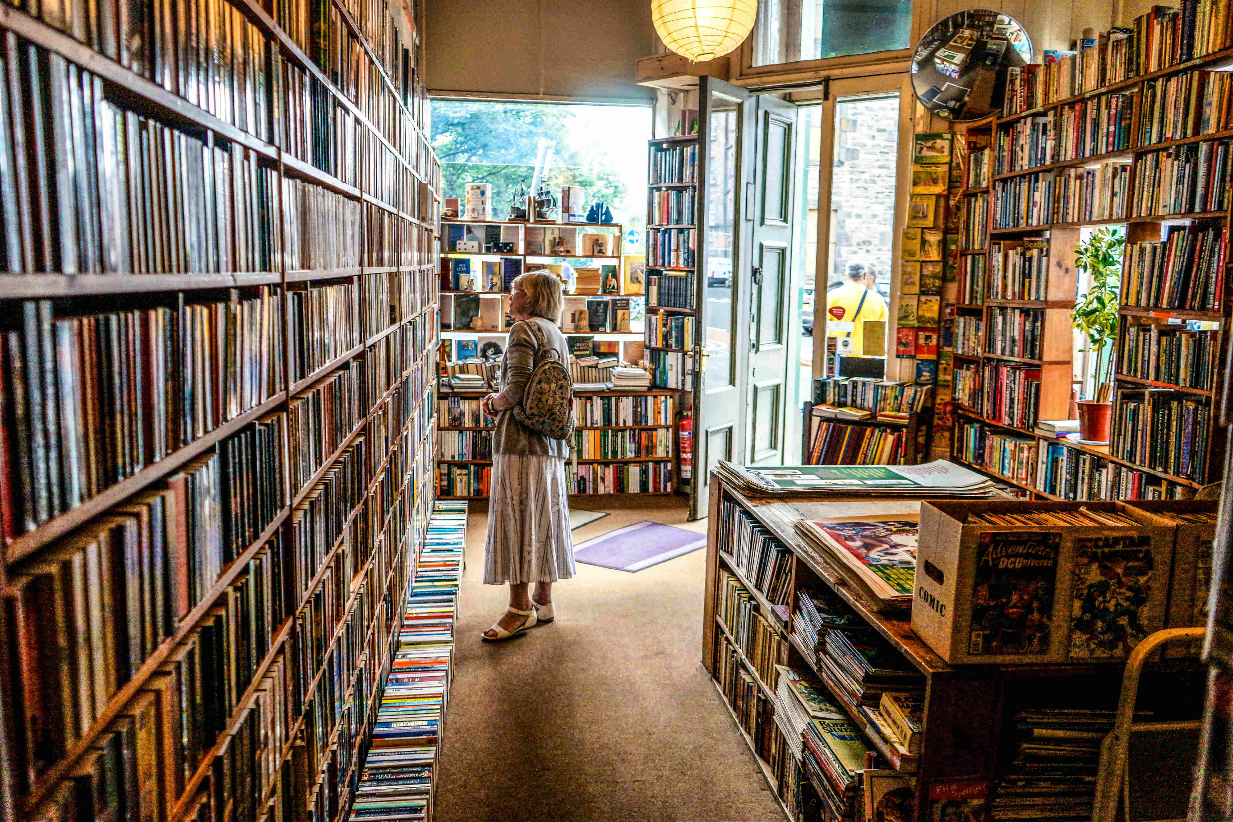 ville ecosse - librairie d'Edimbourg