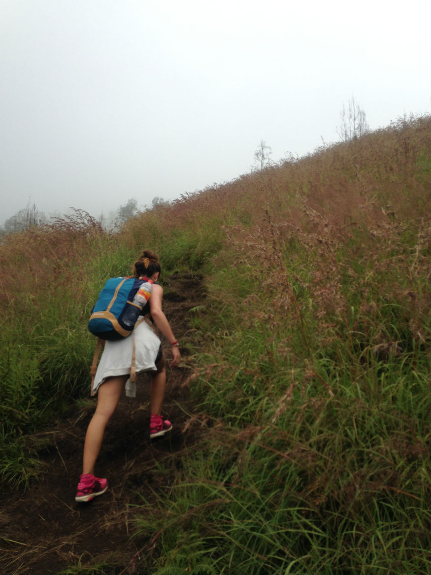 Backpacking Checklist - what to pack for the mountains - girl hiking