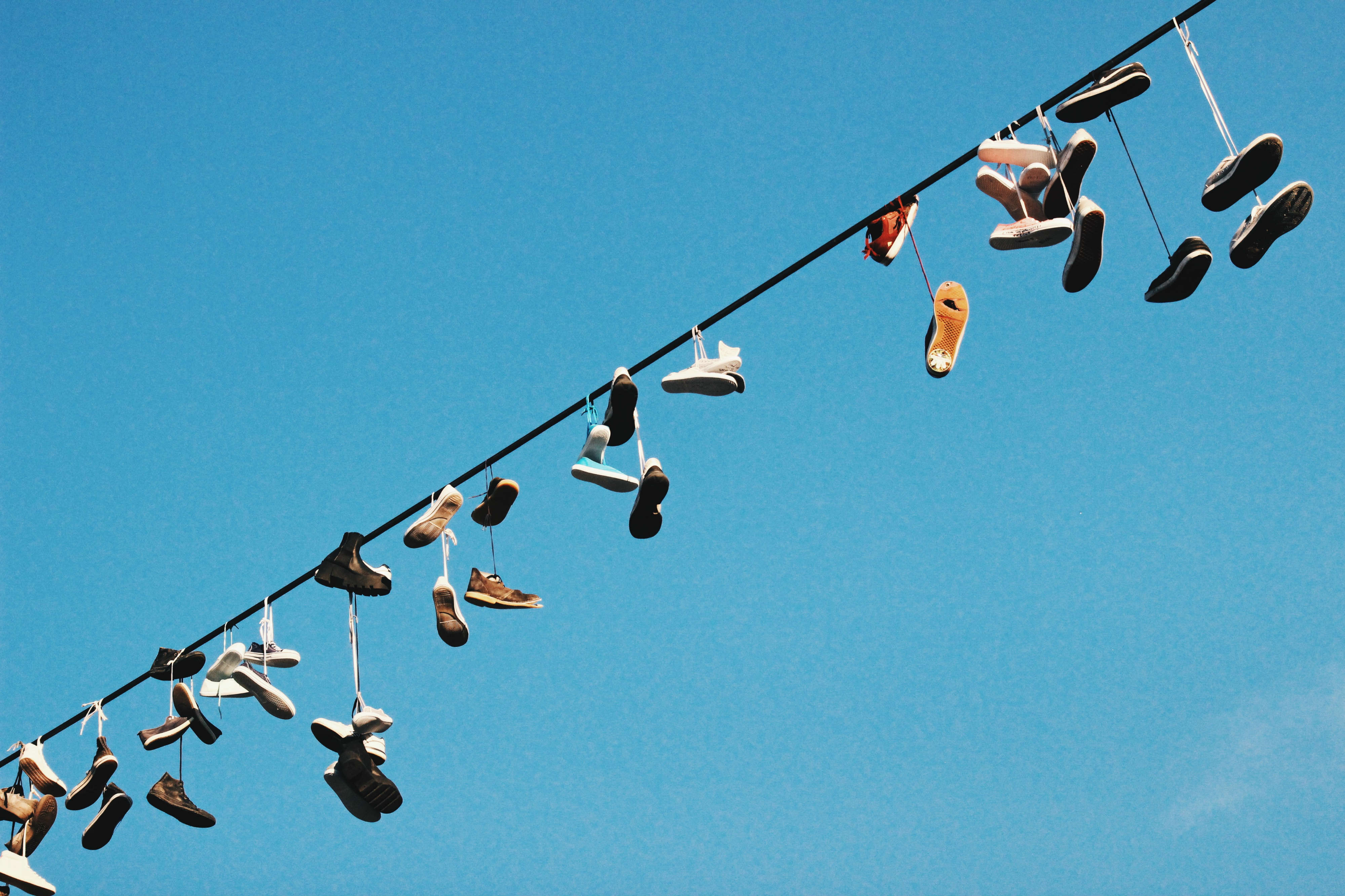 Que faire à Prague - chaussures en l'air