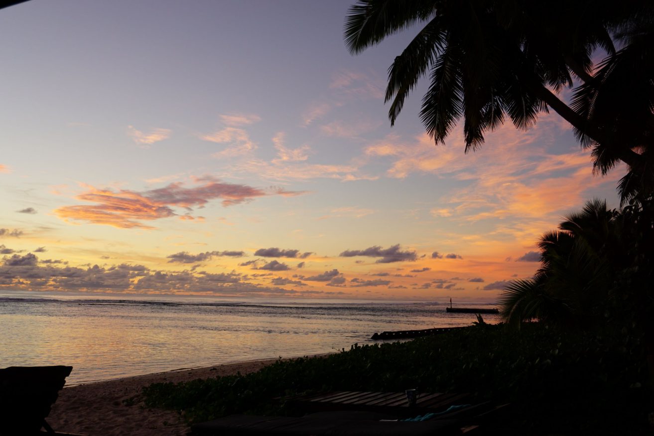 Rarotonga - Sunset Arorangi District