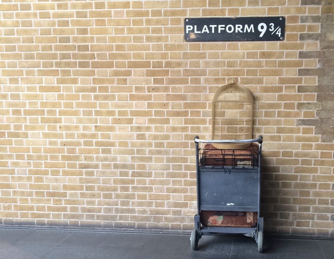 parc harry potter londres - Platform 9 3/4