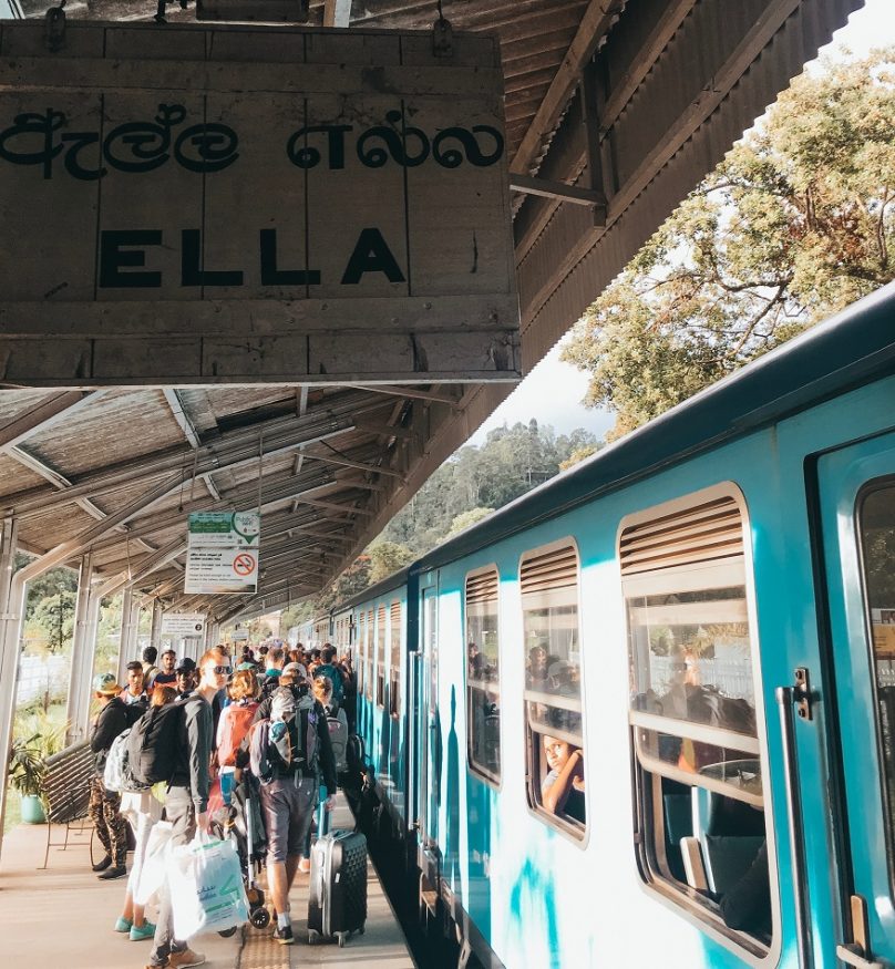 Backpacking Sri Lanka - Ella railway station