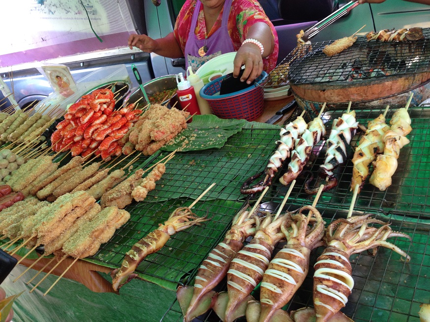 foods in asia - street food