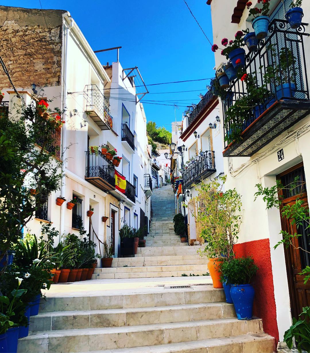 Visiter Alicante - maisons blanches