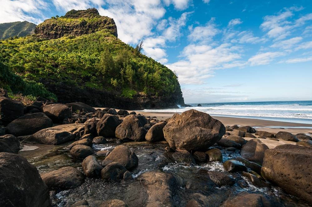 Les plus beaux treks - Sentier Kalalau @Karl Johnson via Flickr Hanakapi'ai Beach