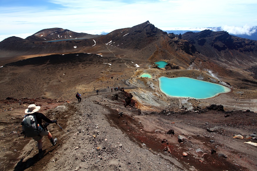 backpacking New Zealand - Tongariro Alpine Crossing