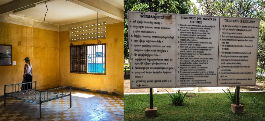 backpacking cambodia - Tuol Sleng Genocide Museum