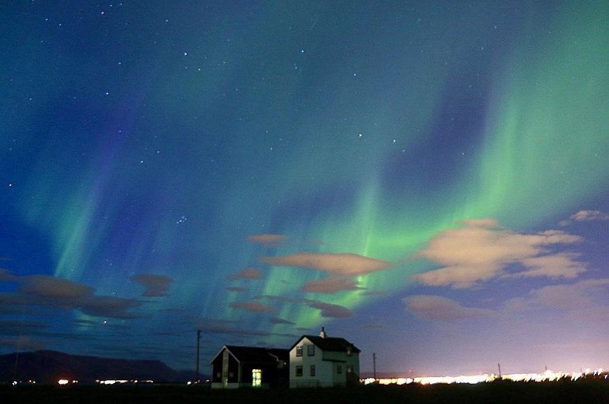 Backpacking Iceland - northern lights