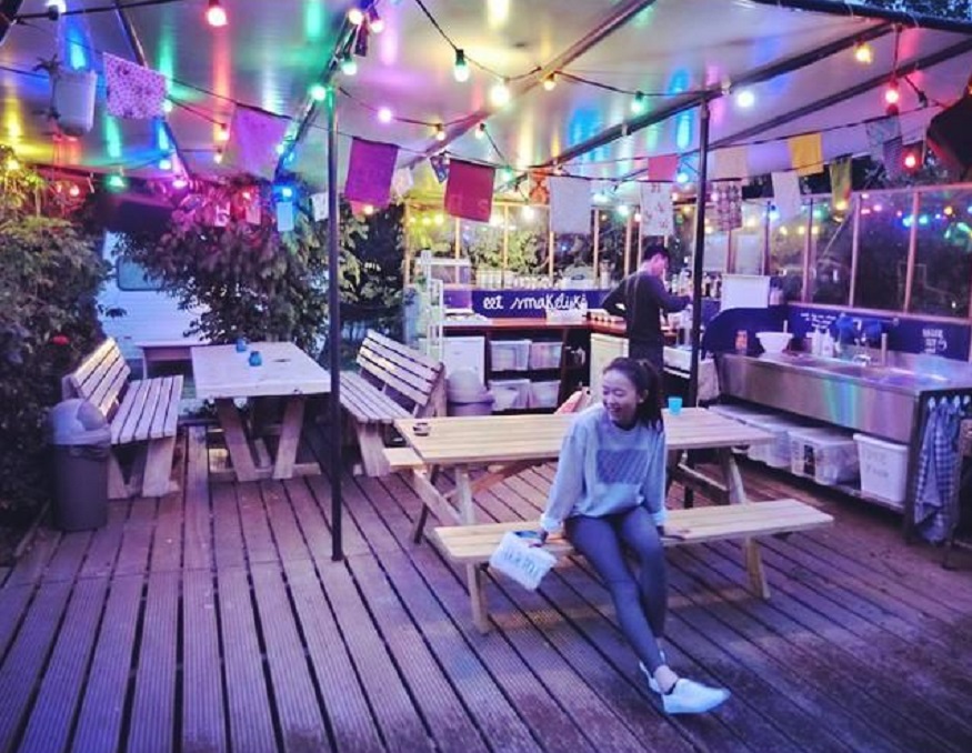 best beer in europe - beer garden in Utrecht