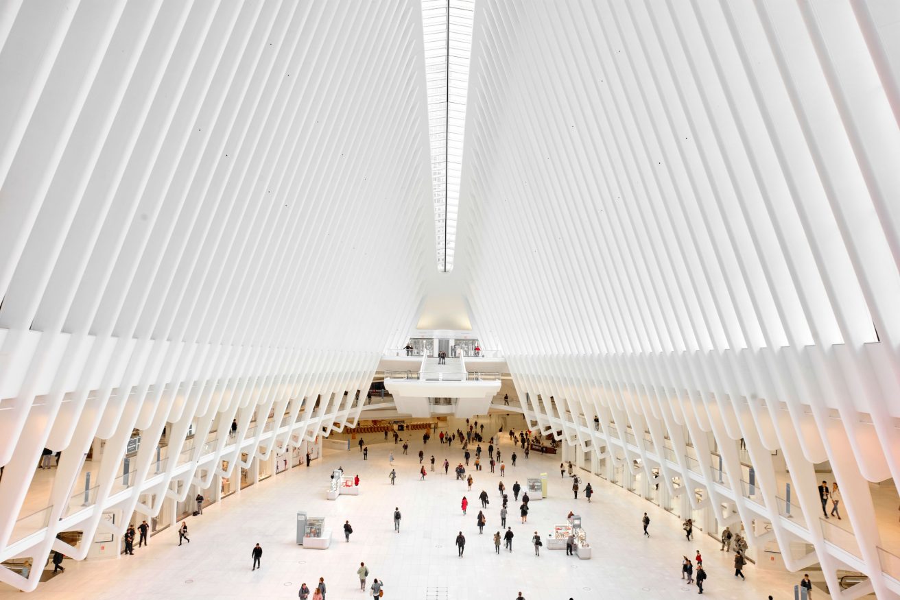 Where to stay in New York - World Trade Center Path Station New York Photo by Luca Bravo on Unsplash @lucabravo