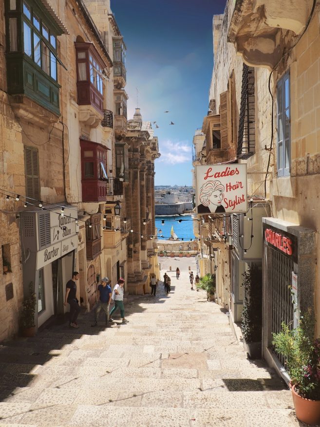 Things to do in Malta - street going to the sea