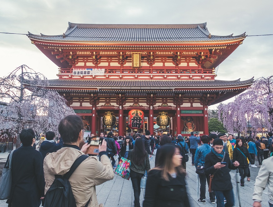 Where to stay in Tokyo - temple in Asakusa