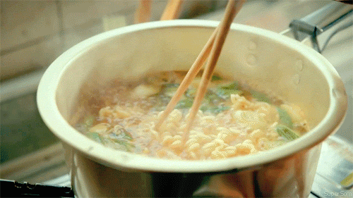 Cooking cup noodles - Weird museums