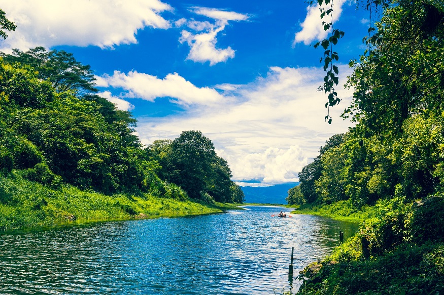 backpacking central america - River in Honduras