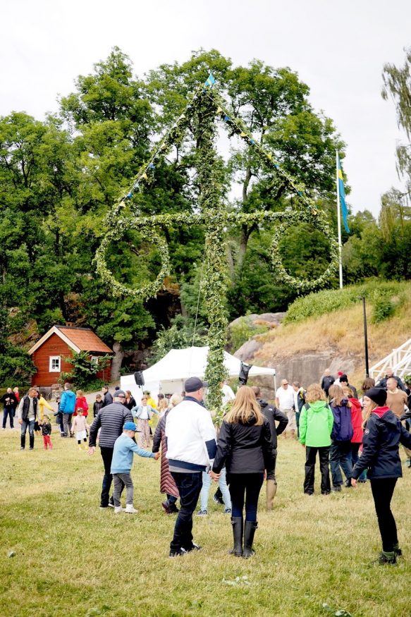 Mittsommer Schweden - Maibaum