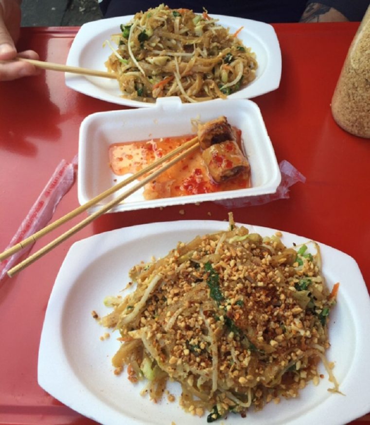 where to stay in bangkok - noodle dish