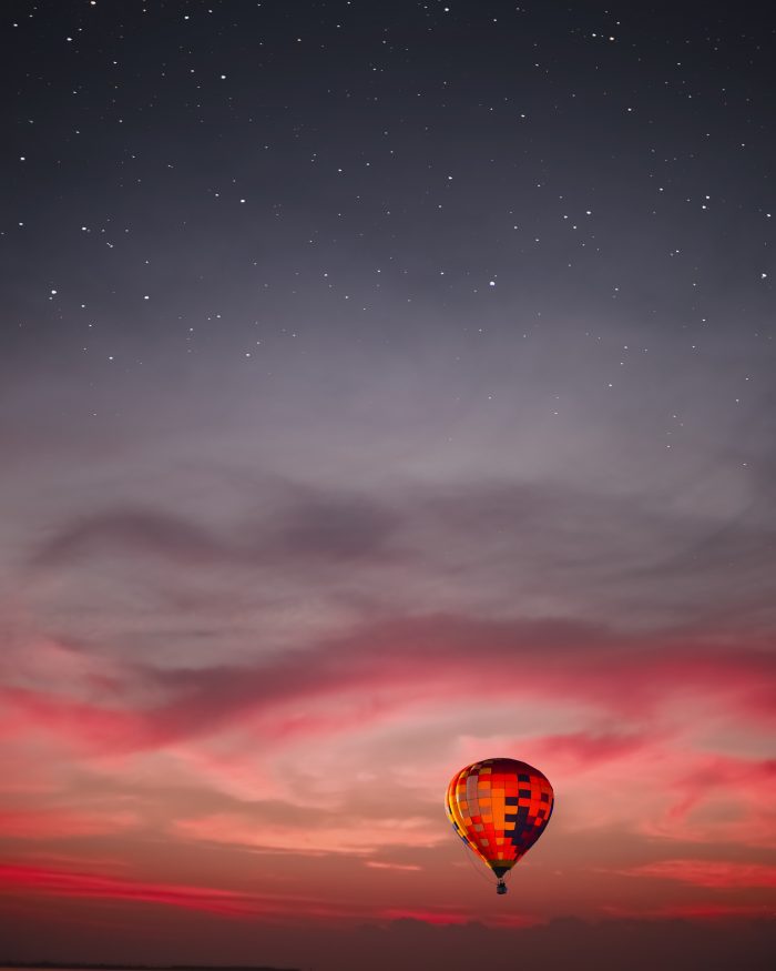 Siem Reap Sehenswürdigkeiten - Heißluftballonfahrt bei Sonnenuntergang